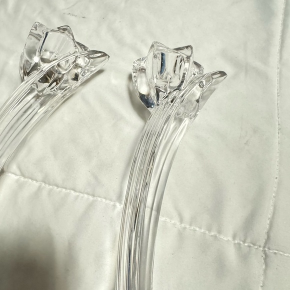 Pair of Crystal Mikasa Flower Song Tulip Top
Candle Holders 10" Elegant EUC VTG - Picture 6 of 14